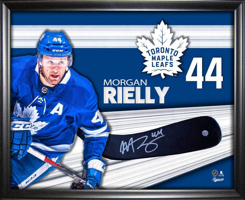 Morgan Rielly Signed PhotoGlass Framed Toronto Maple Leafs Stickblade