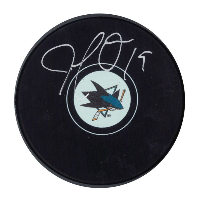 Joe Thornton Signed San Jose Sharks Autograph Series Puck