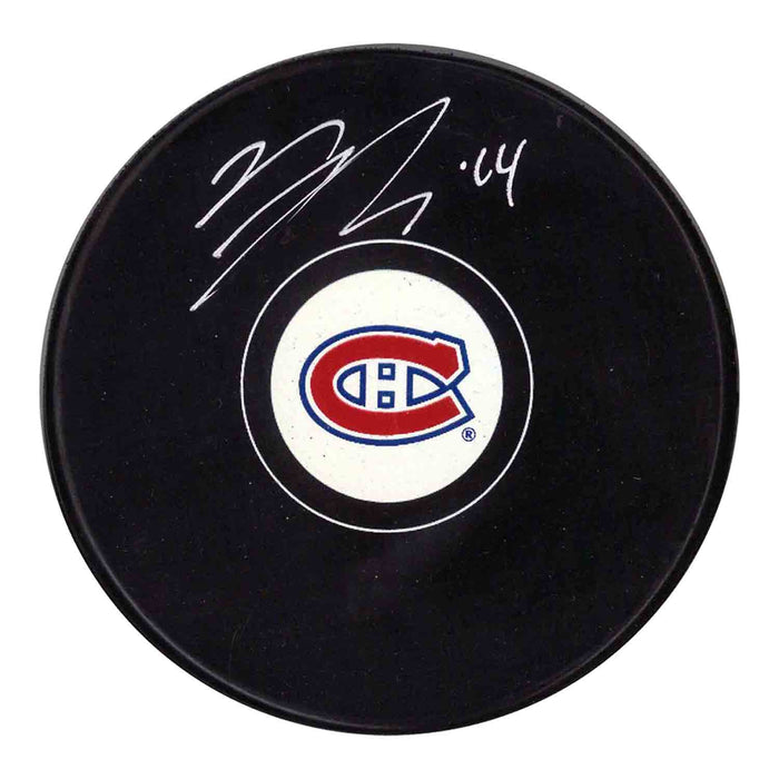 Nick Suzuki Signed Montreal Canadiens Puck