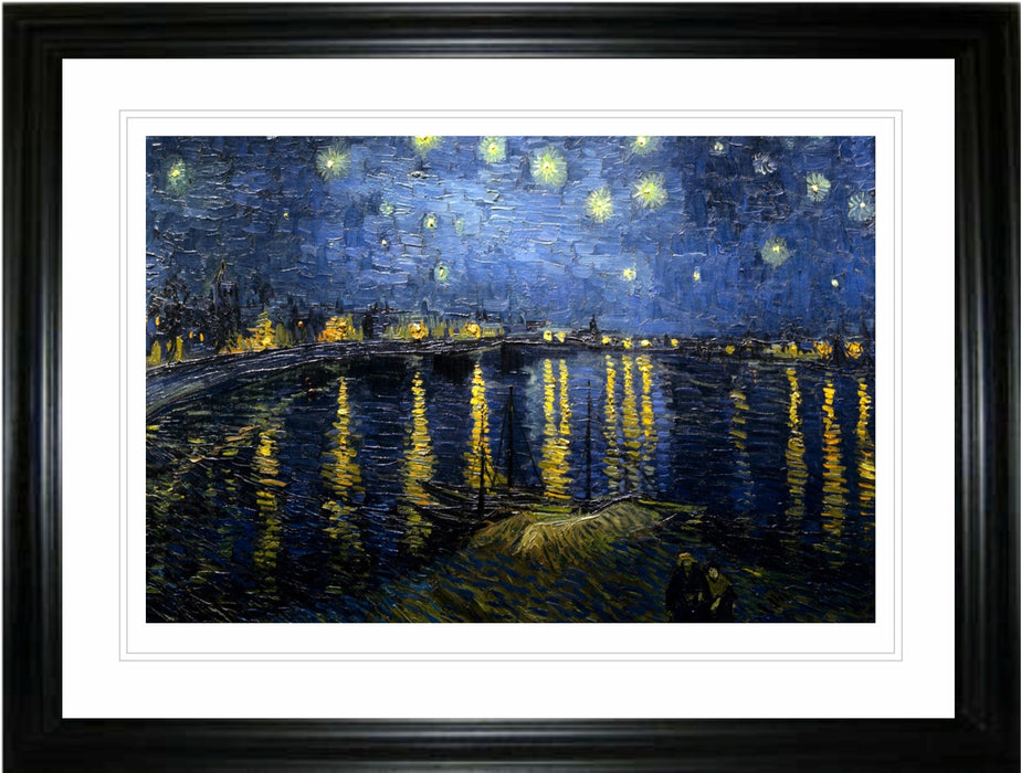 Over the Rhone (Starry Night) Framed Print by Vincent van Gogh