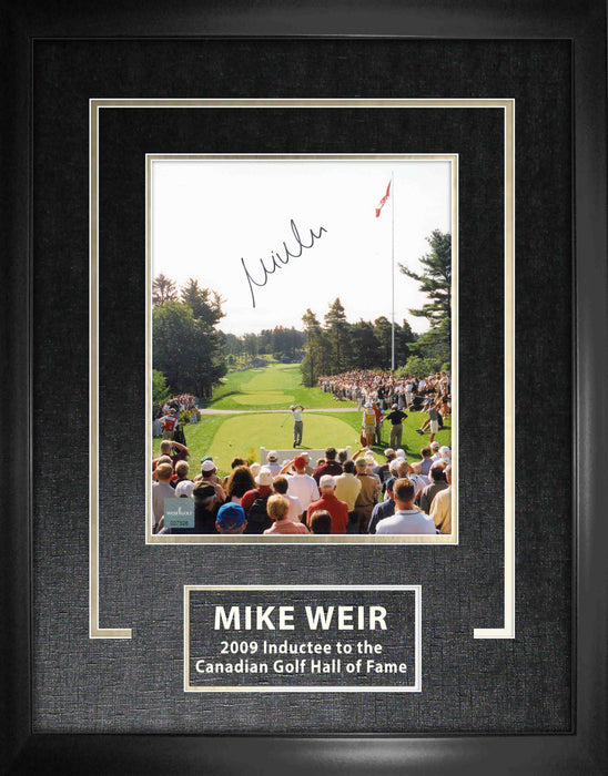 Mike Weir Signed Framed 8x10 Canadian Open Shot from Tee Photo