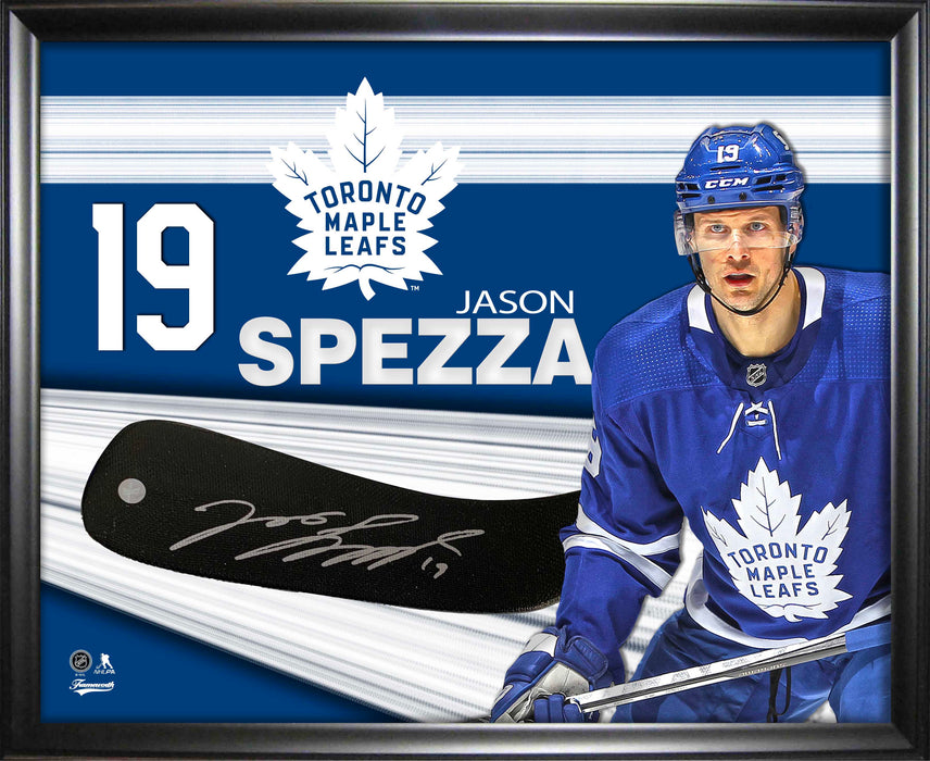 Jason Spezza Toronto Maple Leafs Signed PhotoGlass Framed Stickblade