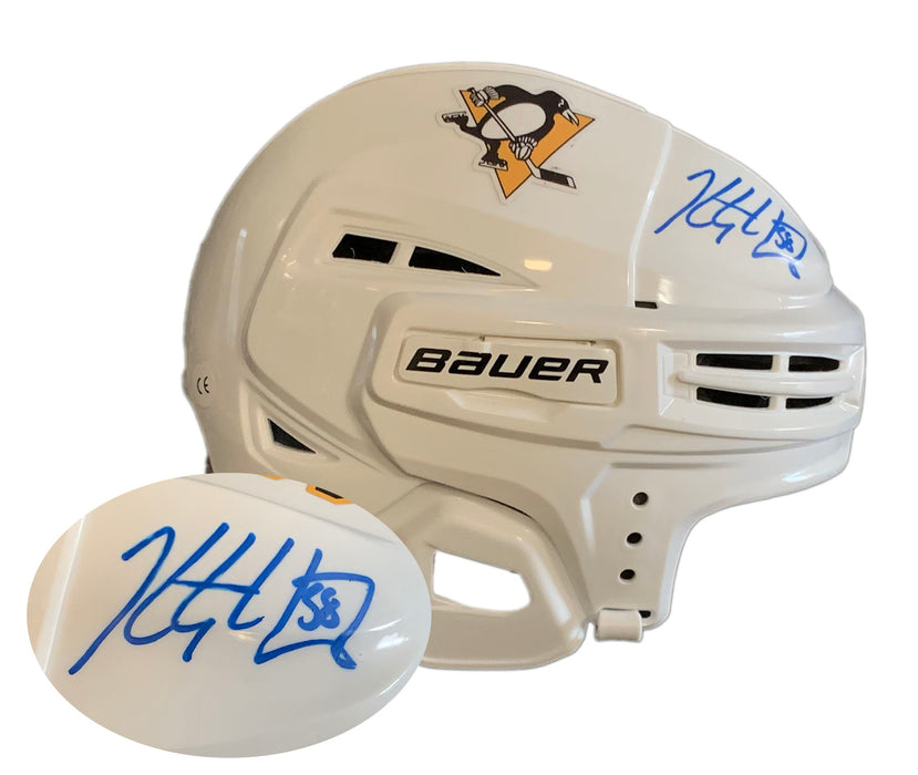Kris Letang Signed Pittsburgh Penguins Bauer Helmet