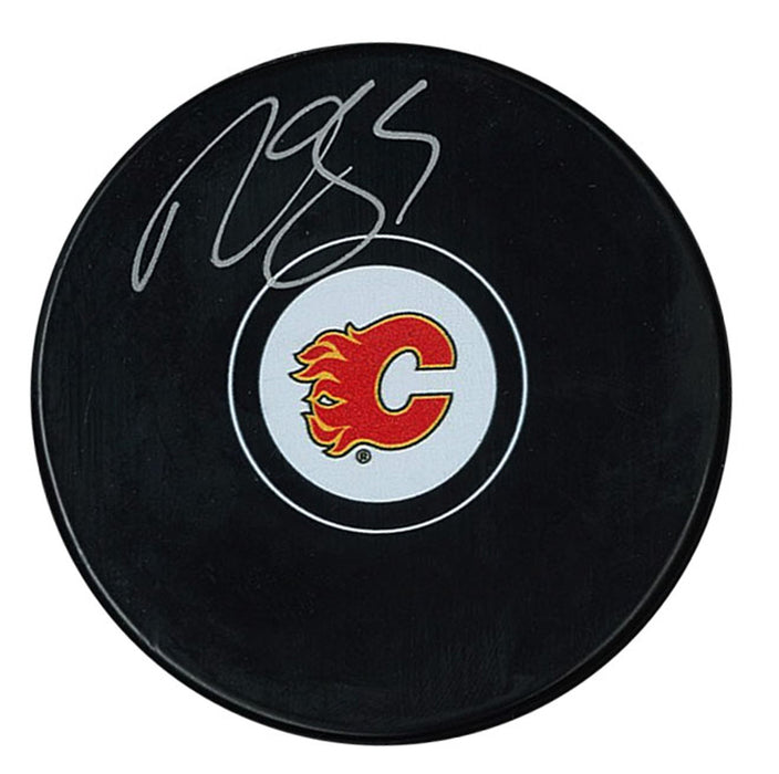 Mark Giordano Signed Calgary Flames Puck