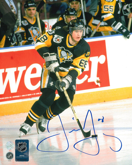 Jaromir Jagr Signed Pittsburgh Penguins 8x10 Skating Photo