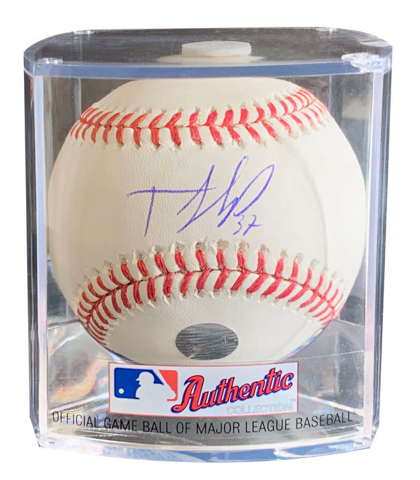 Teoscar Hernandez Seattle Mariners Signed Official MLB Baseball in Case