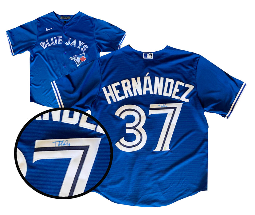 Teoscar Hernandez Signed Toronto Blue Jays Replica Nike Royal Jersey