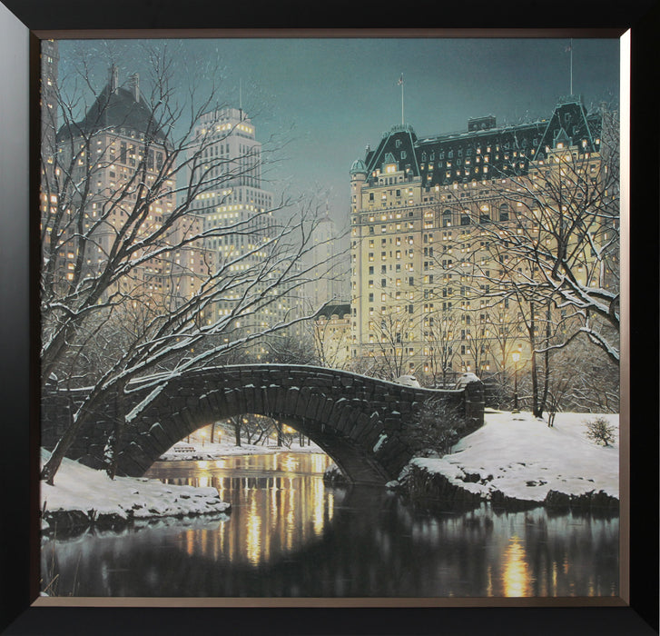 Twilight In Central Park By Rod Chase Framed