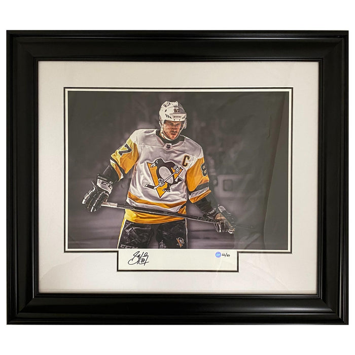 Sidney Crosby Pittsburgh Penguins Signed Framed 16x20 Spotlight Photo (Limited Edition of 87)