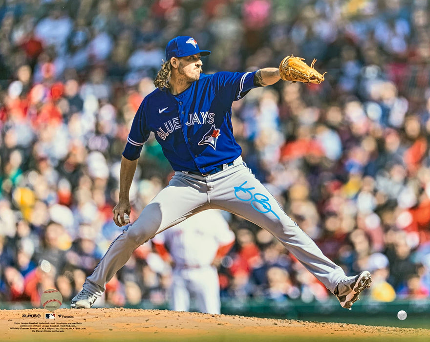Kevin Gausman Signed 16x20 Unframed Toronto Blue Jays Throwing Front View Action Photo