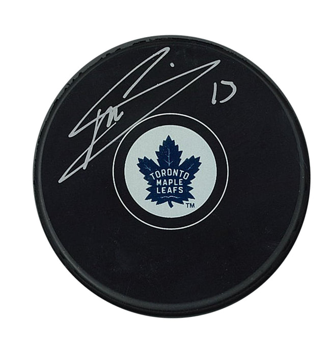 Mats Sundin Signed Toronto Maple Leafs Logo Puck