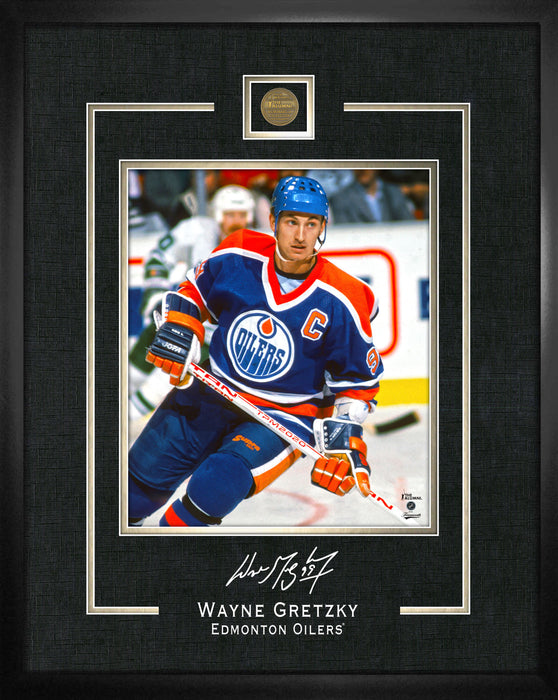 Wayne Gretzky 16x20 Replica Signature Frame Oilers