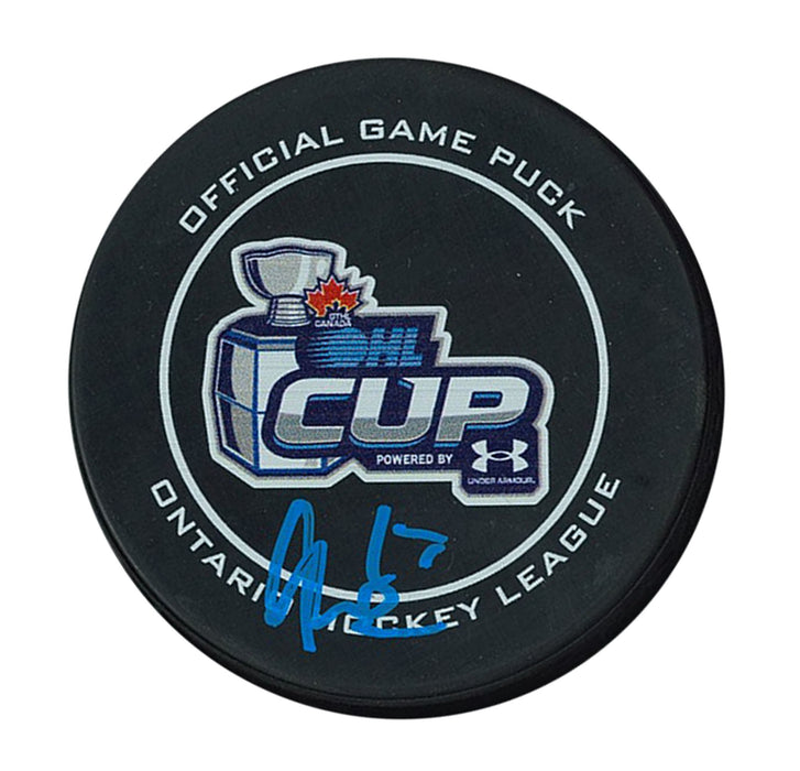 Malcolm Spence Signed OHL Cup Official Game Puck