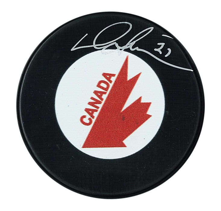 Darryl Sittler Signed Puck Canada Cup Autograph Series
