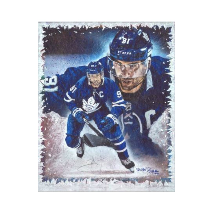 John Tavares and Rob MacDougall Dual-Signed  Toronto Maple Leafs 16x20 Unframed Limited Edition Print (LE/191)