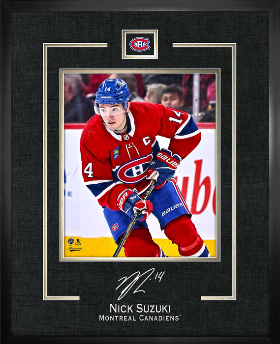Nick Suzuki 16x20 Replica Signature Frame Canadiens