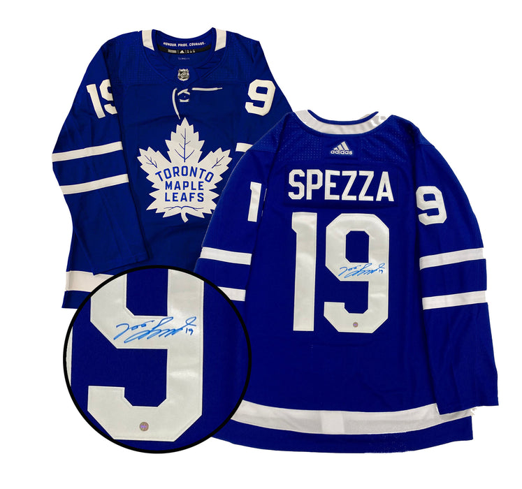 Jason Spezza Signed Toronto Maple Leafs Blue Adidas Authentic Jersey